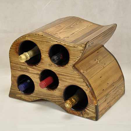 Pallet Wood Wine Rack WR15-1
