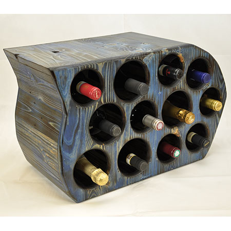 Pallet Wood Wine Rack WR15-3